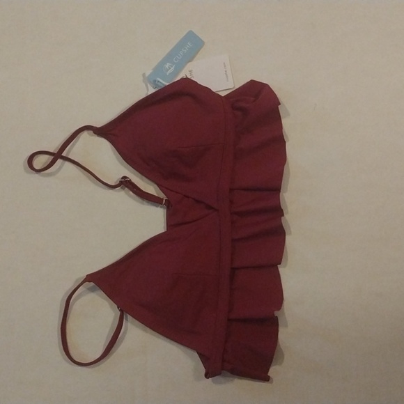 Cupshe Ruffle Bikini Top - XS/S - Picture 3 of 5